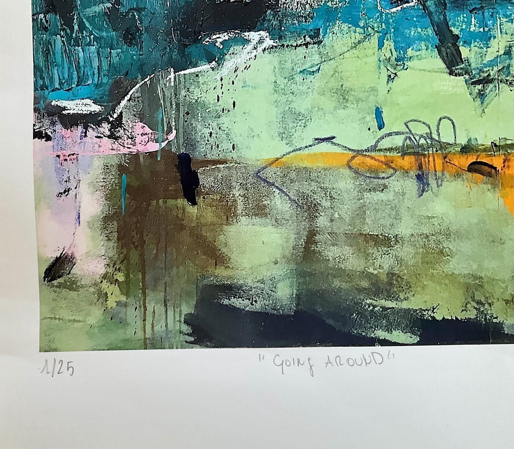 “Going Around” Limited Edition Art Print - Barbara D'Angelo Månsson