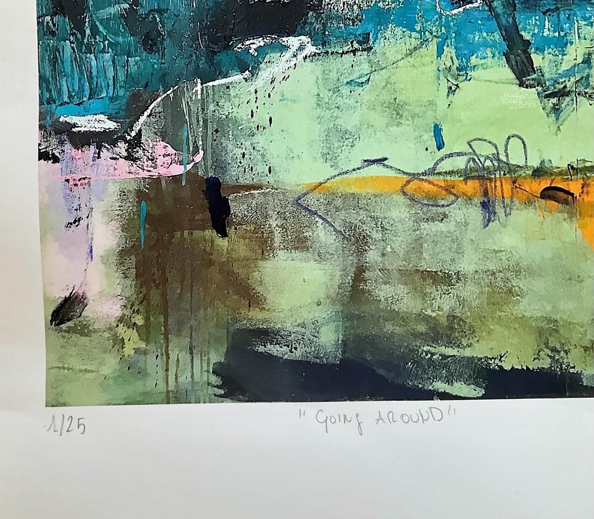“Going Around” Limited Edition Art Print - Barbara D'Angelo Månsson