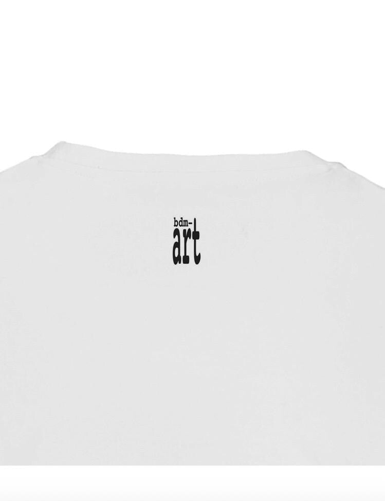 Organic Cotton Signature T-Shirt: "Girls Don't Want Crown" Size L - Barbara D'Angelo Månsson