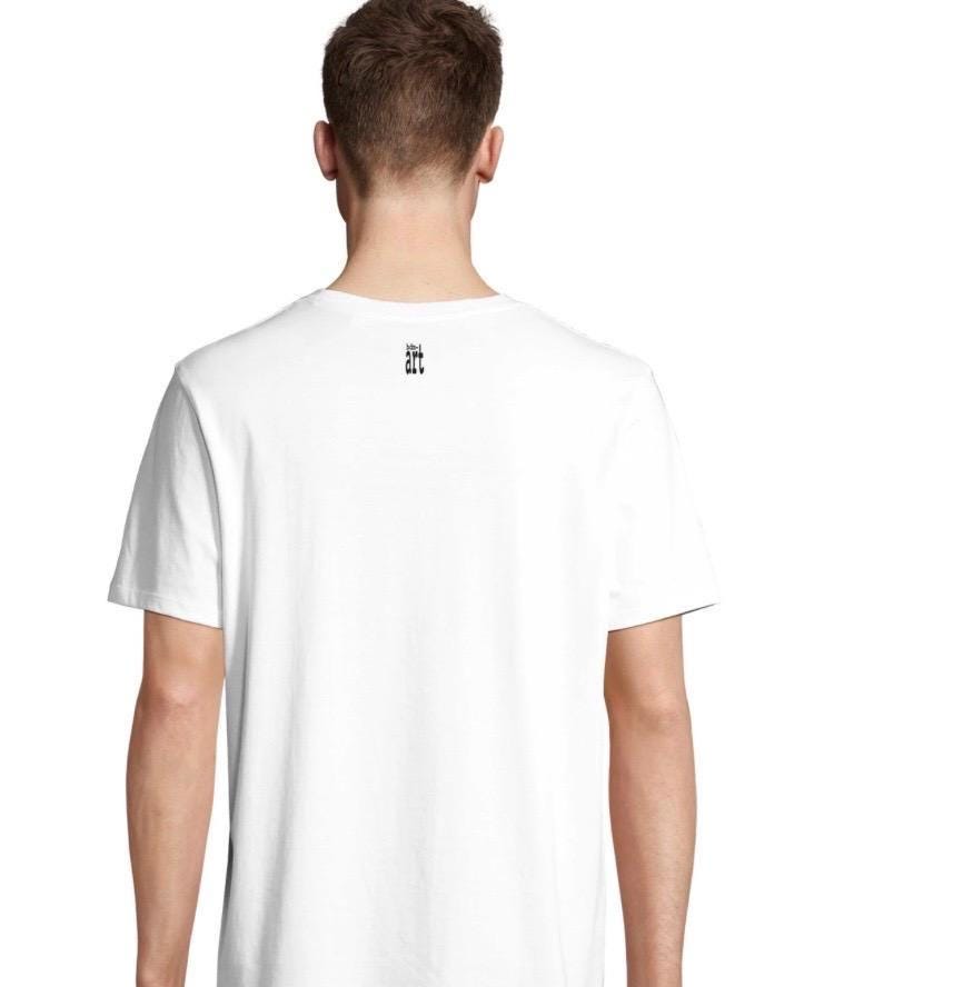 Organic Cotton Signature T-Shirt: "Sinestesie Apatiche" Size L - Barbara D'Angelo Månsson