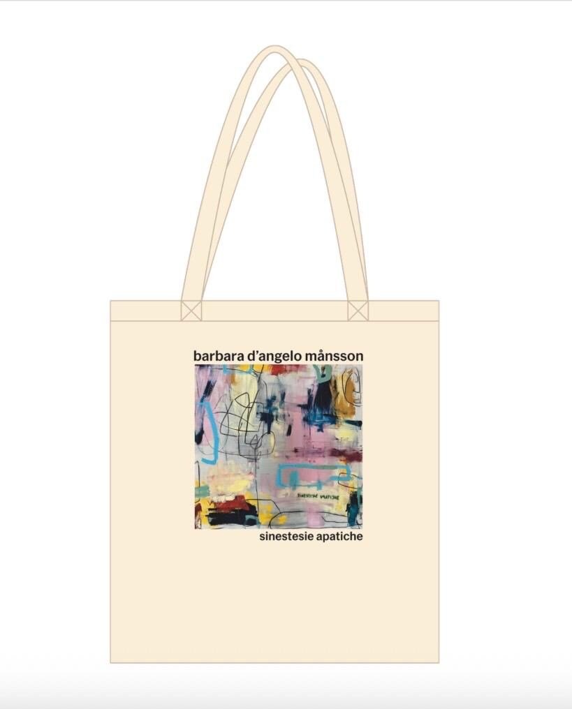 Organic Cotton Signature Tote Bag 'Sinestesie Apatiche' - Barbara D'Angelo Månsson