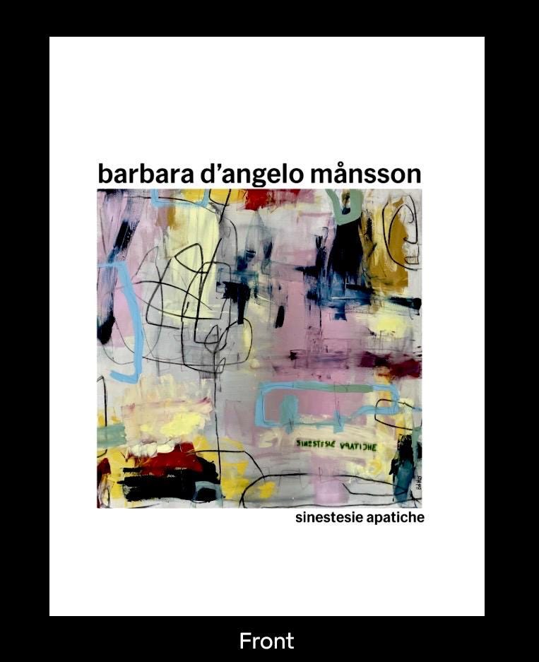 Organic Cotton Signature Tote Bag 'Sinestesie Apatiche' - Barbara D'Angelo Månsson