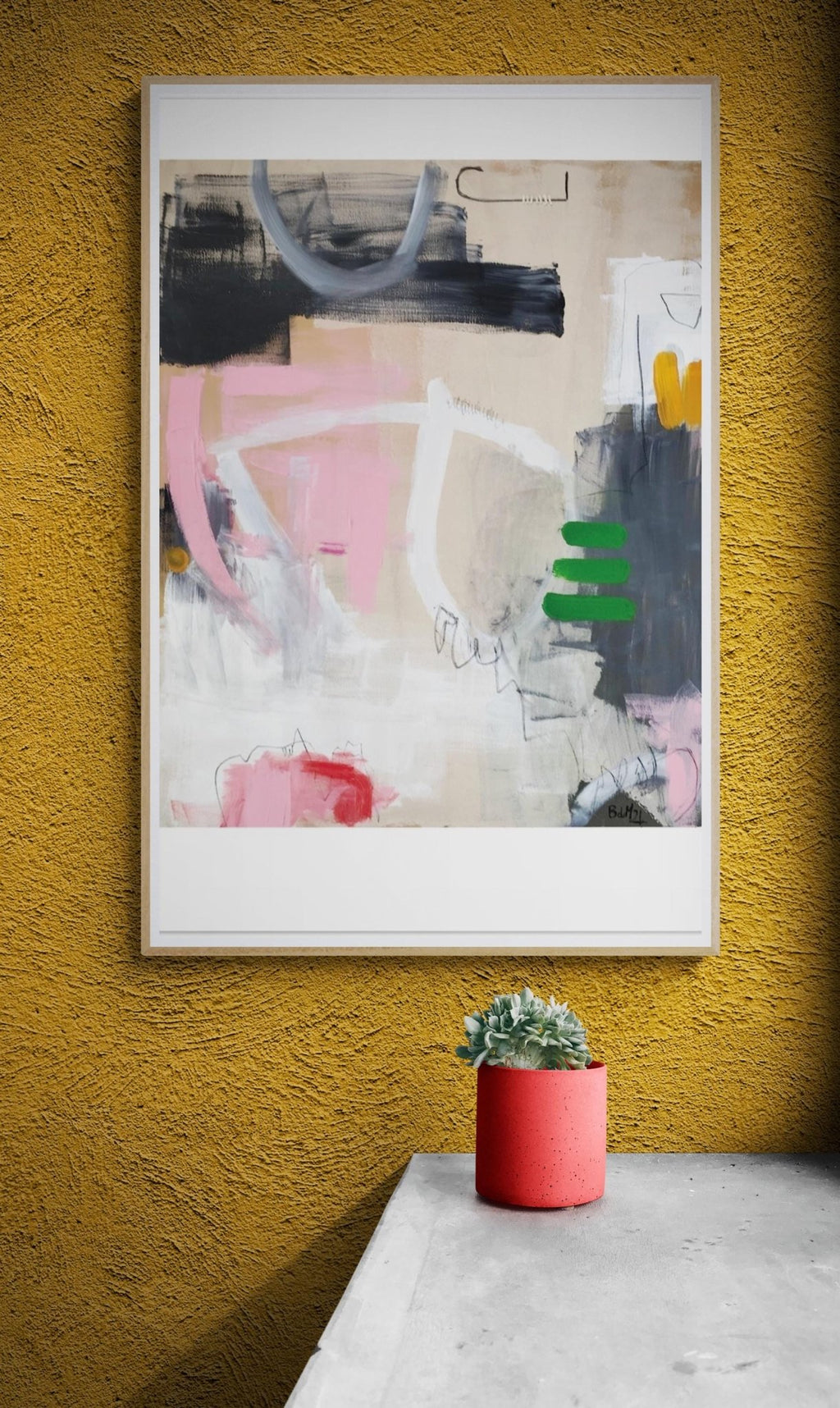 “Pink Attitude” Limited Edition Art Print A2 - Barbara D'Angelo Månsson