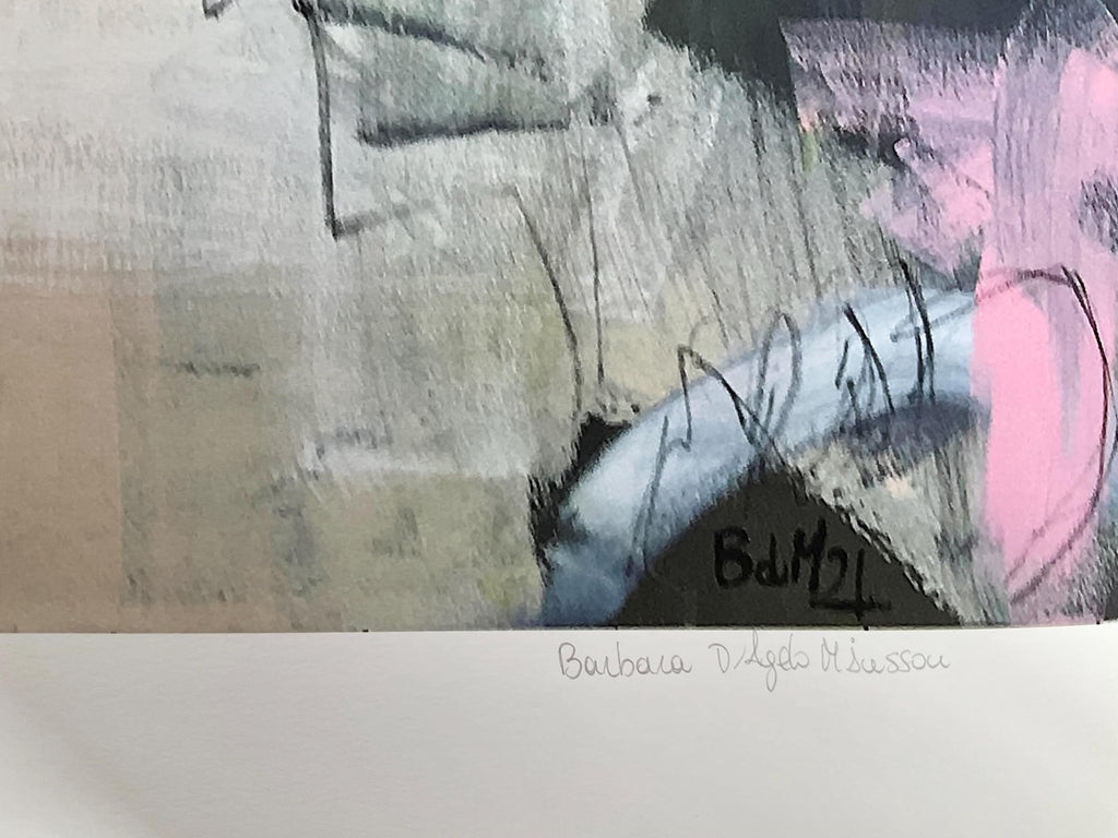 “Pink Attitude” Limited Edition Art Print A2 - Barbara D'Angelo Månsson