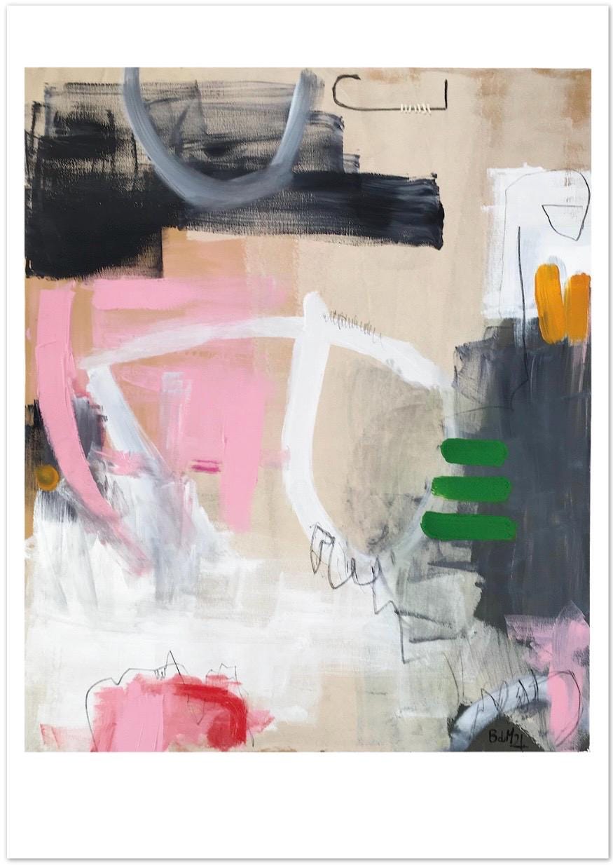 “Pink Attitude” Limited Edition Art Print A2 - Barbara D'Angelo Månsson