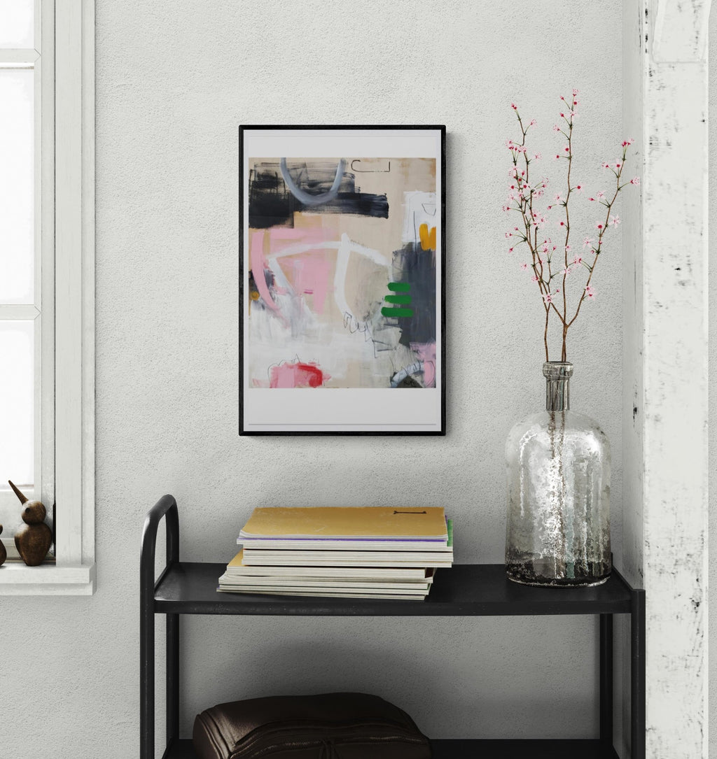 “Pink Attitude” Limited Edition Art Print A2 - Barbara D'Angelo Månsson