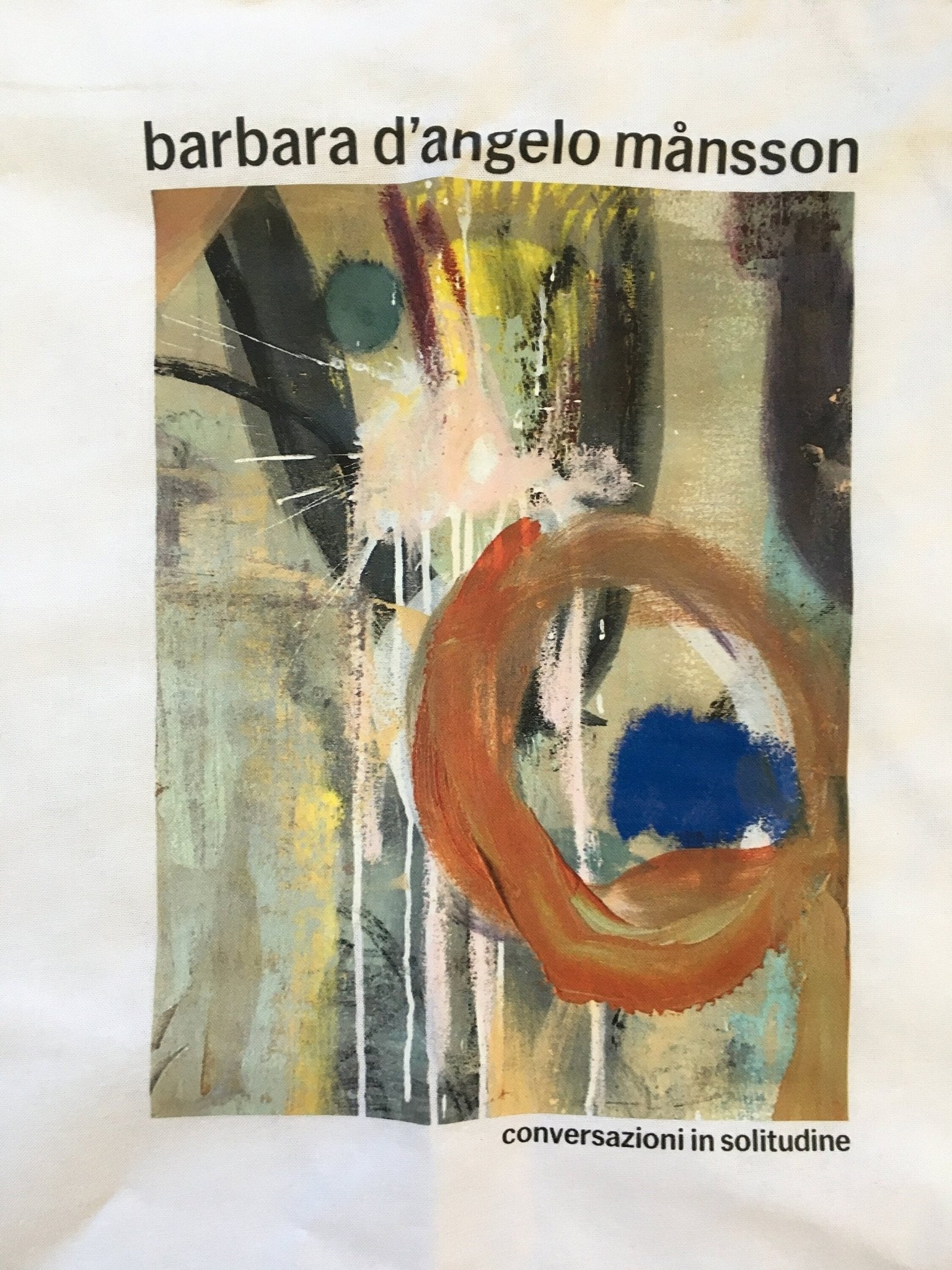 Signature tote bag” Conversazioni in Solitudine “ - Barbara D'Angelo Månsson