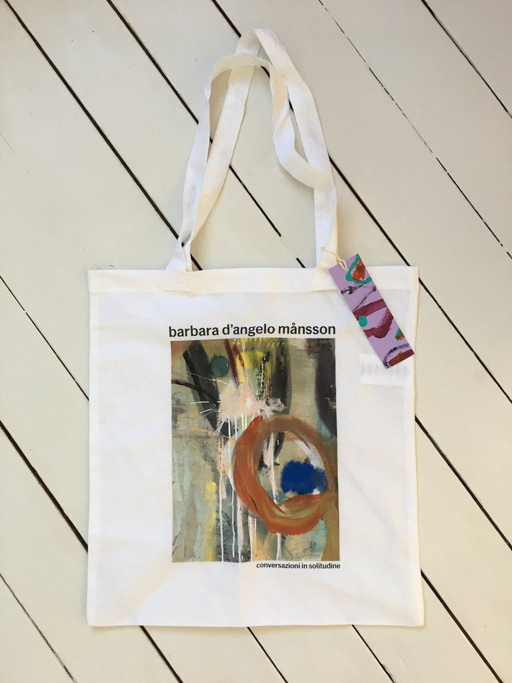 Signature tote bag” Conversazioni in Solitudine “ - Barbara D'Angelo Månsson