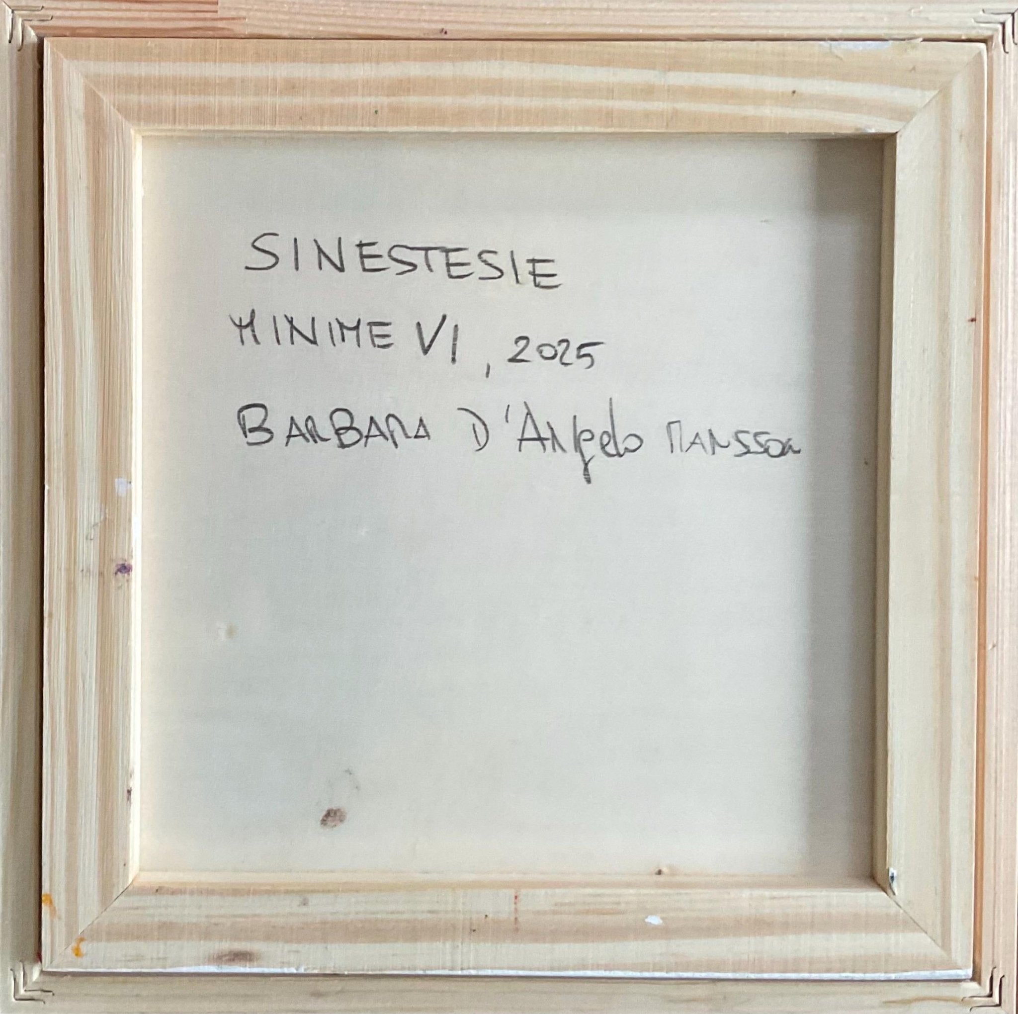 Sinestesie Minime VI - Barbara D'Angelo Månsson